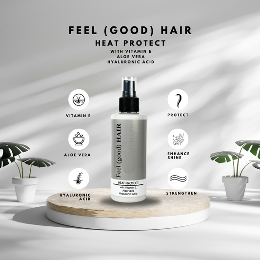 Feel (Good) Hair Heat Protect with Vitamin E, Aloe Vera & Hyaluronic Acid 200ml