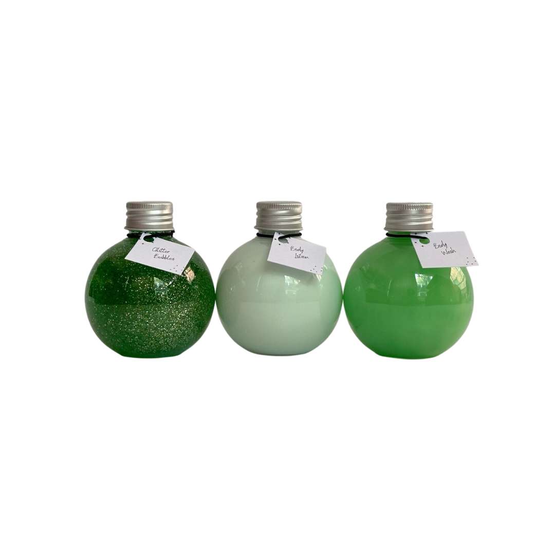Christmas Bauble Gift Set - Green Edition