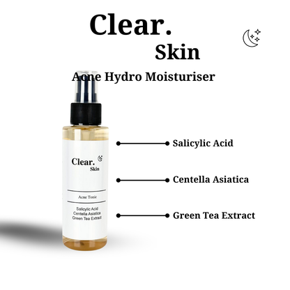 Clear. Skin Acne Tonic with Salicylic Acid, Centella Asiatica & Green Tea 125ml