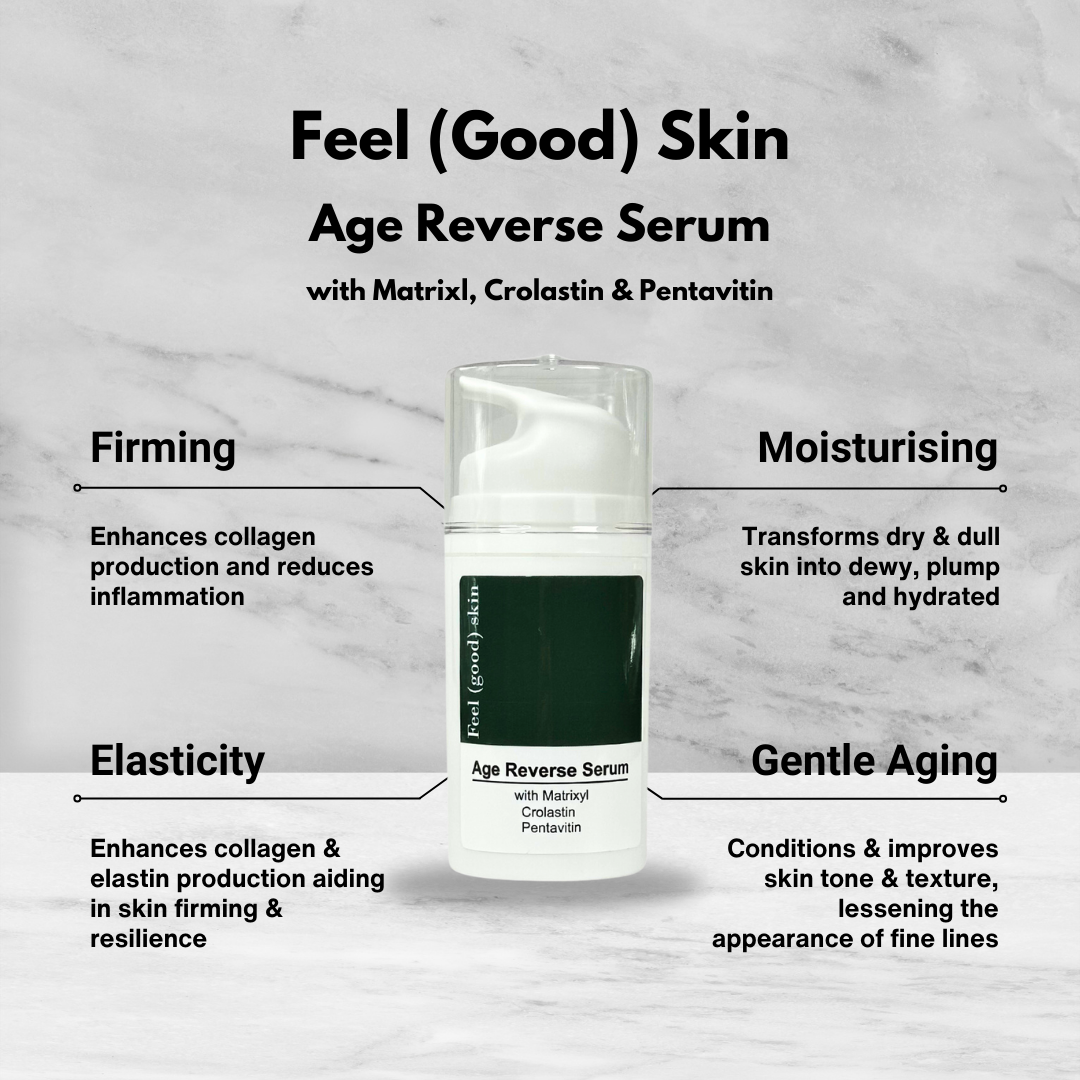 Feel (Good) Skin Age Reverse Serum with Matrixyl, Crolastin & Pentavitin  80ml