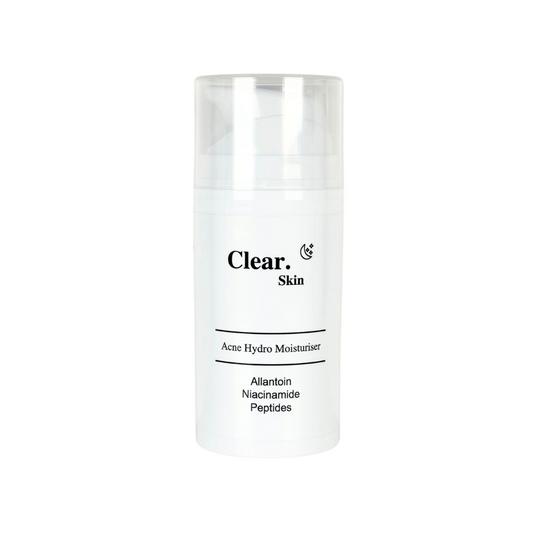 Clear. Skin Acne Hydro Moisturiser with Allatoin, Niacinamide & Peptides 80ml