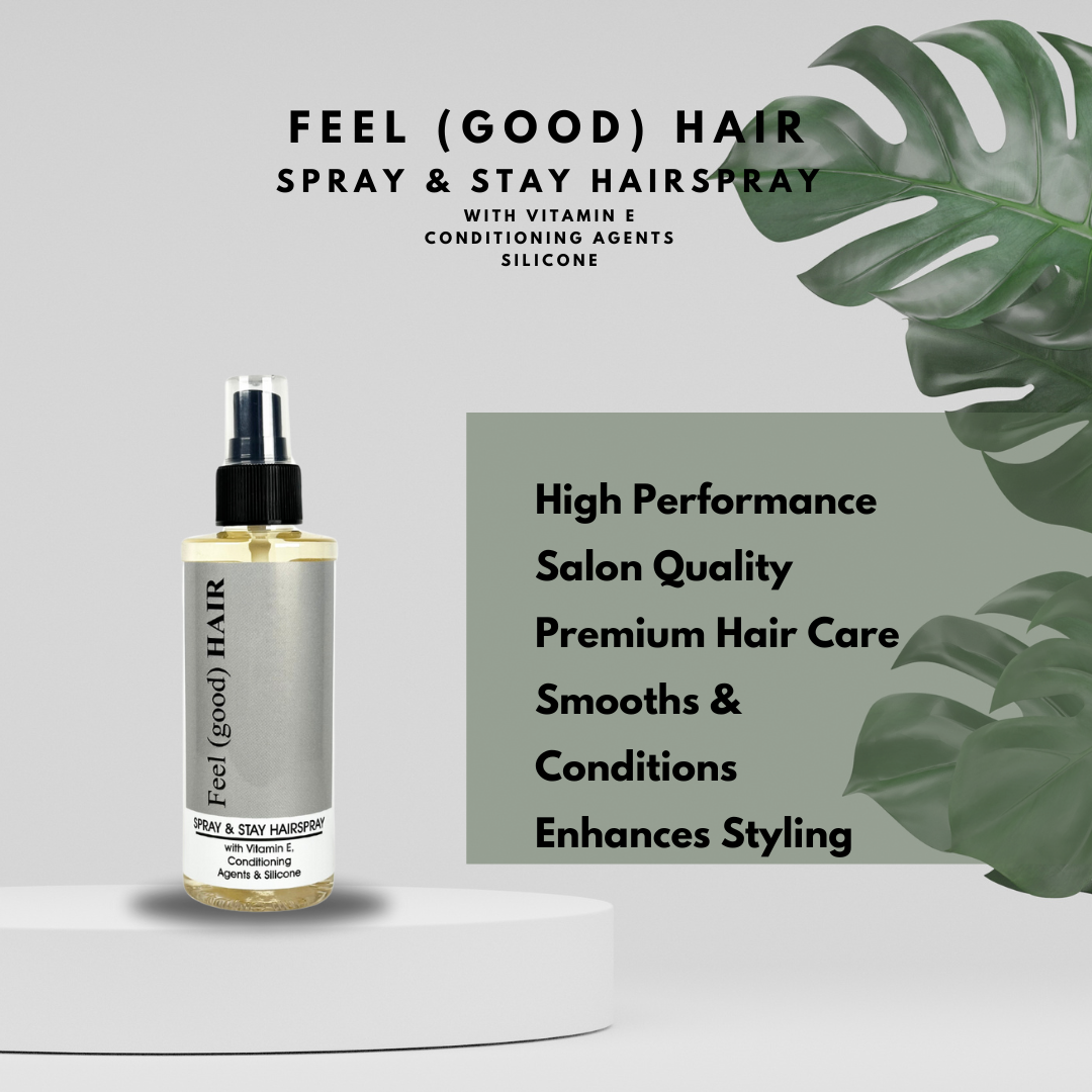 Feel (Good) Hair Spray & Stay Hairspray with Vit E & Silicone 200ml