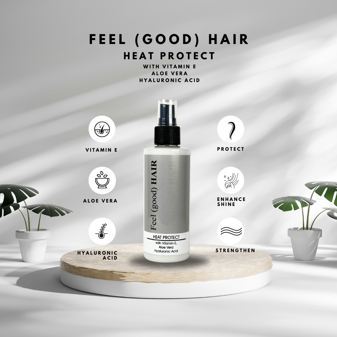 Feel (Good) Hair Heat Protect with Vitamin E, Aloe Vera & Hyaluronic Acid 200ml