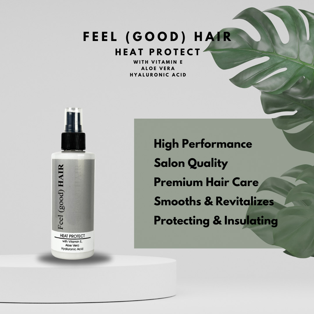 Feel (Good) Hair Heat Protect with Vitamin E, Aloe Vera & Hyaluronic Acid 200ml