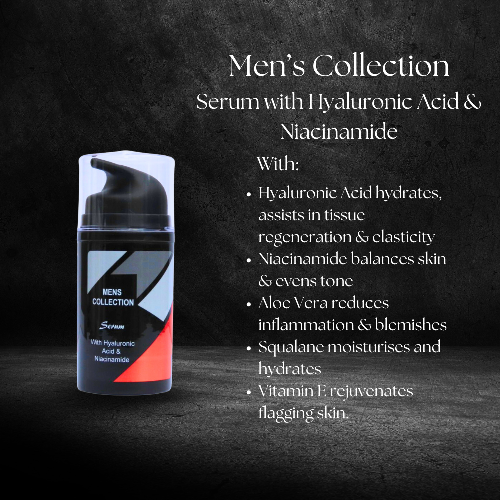 Men's Collection Facial Serum with Hyaluronic Acid & Niacinamide 80ml