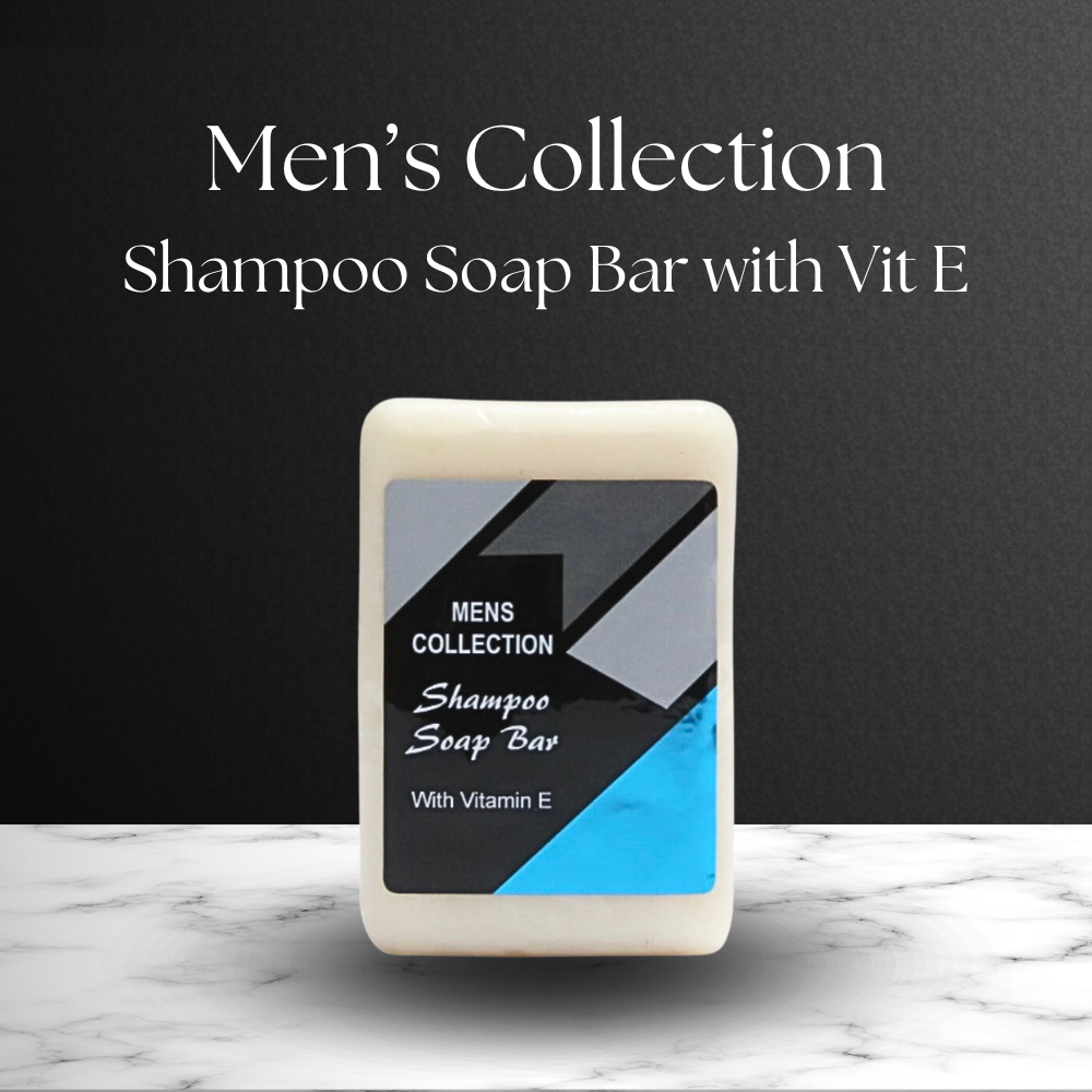 Men's Collection Shampoo Soap Bar with Vitamin E 140g