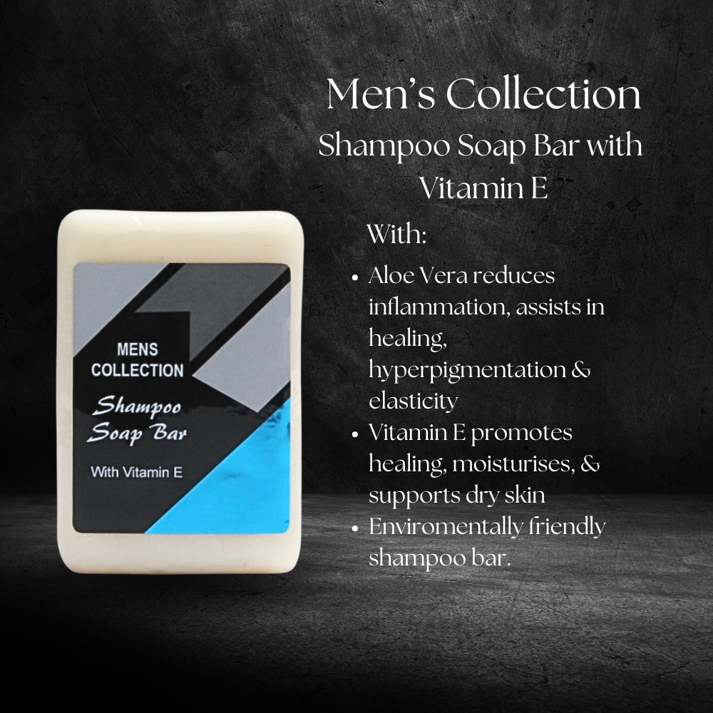 Men's Collection Shampoo Soap Bar with Vitamin E 140g