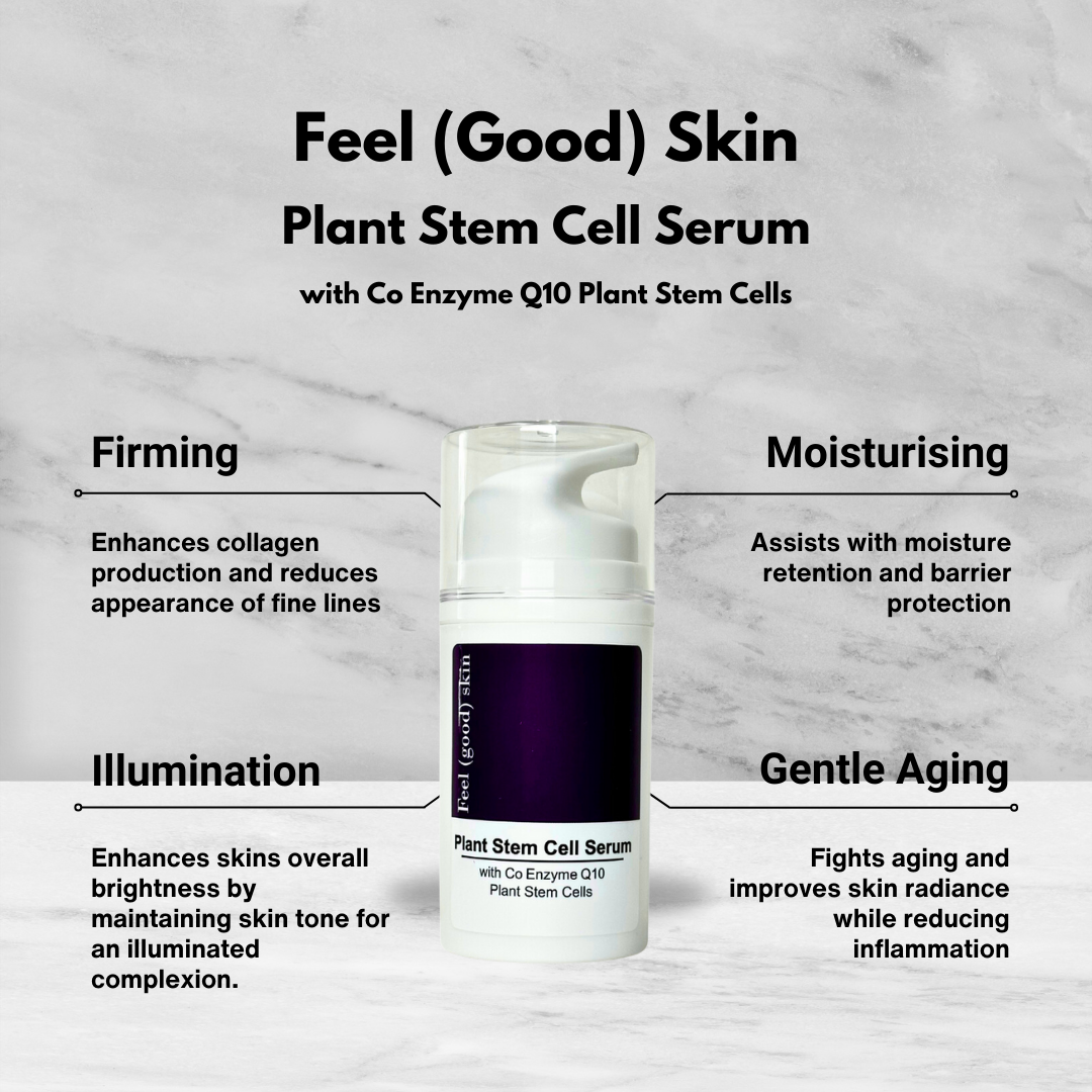 Feel (Good) Skin Plant Stem Cell Serum  Co Enzyme Q10 Plant Stem Cells 80ml