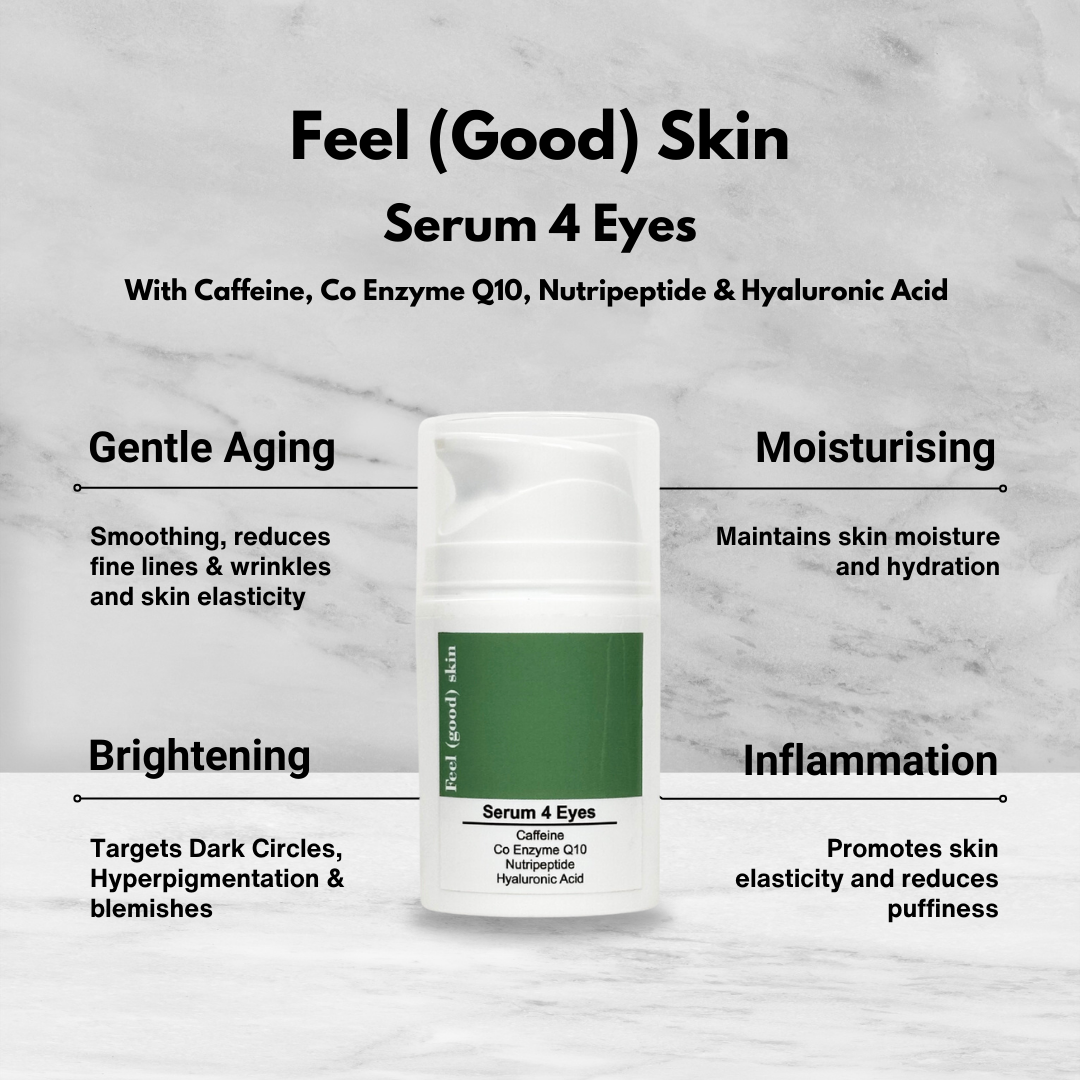 Feel (Good) Skin Serum 4 Eyes with Caffeine, Co Enzyme Q10, Nutri Peptide & 50ml